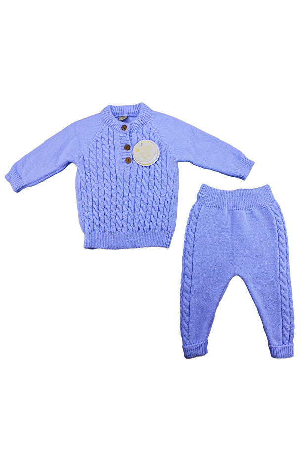 Baby Natural Wool Knitwear Set