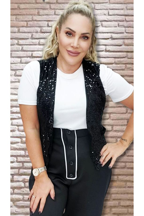 Payetli Dar Yelek - 2