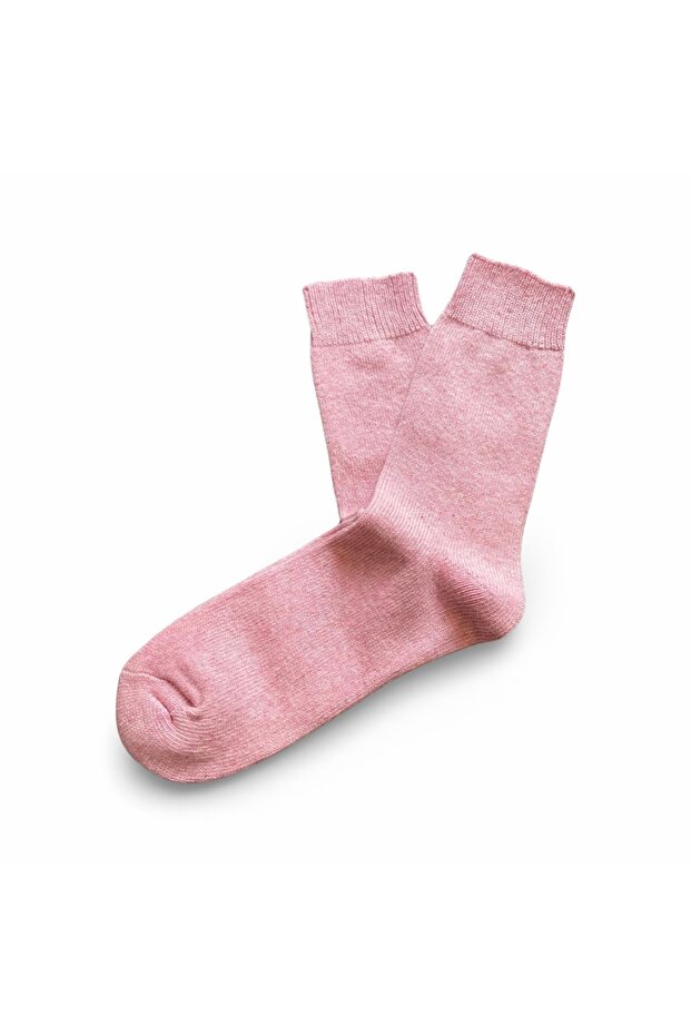 Endémique Studio The Wool Plain Pink-Kadın Çorap - 2