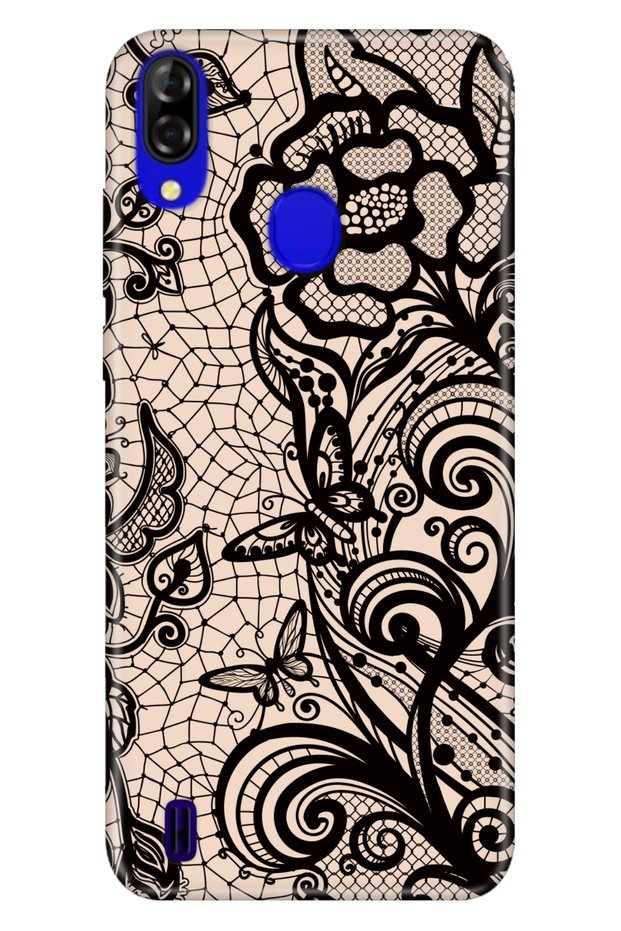 P13 Blue 6.09" Compatible Case Patterned Printed Silicone Pink Mandala