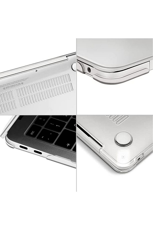 MacBook Air 13" Kılıf Kapak A2337(M1)/ A2179/ A1932, İnce Sert Kabuk Koruma Kılıfı - 3
