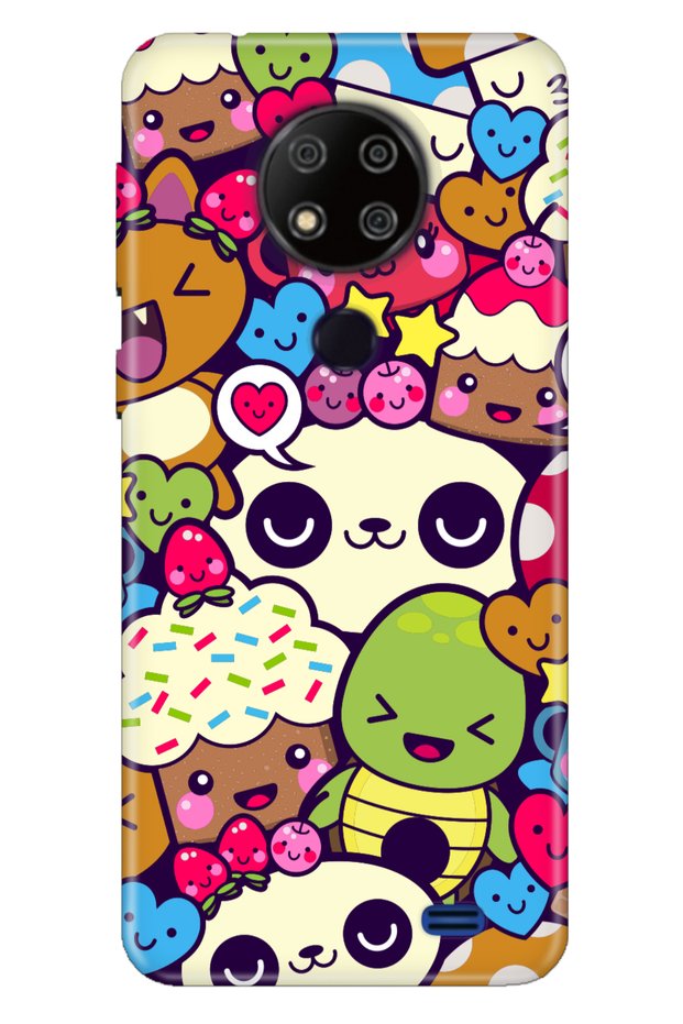 P13 Blue Max 2020 6.49" Compatible Case Pattern Printed Silicone Cute Creature
