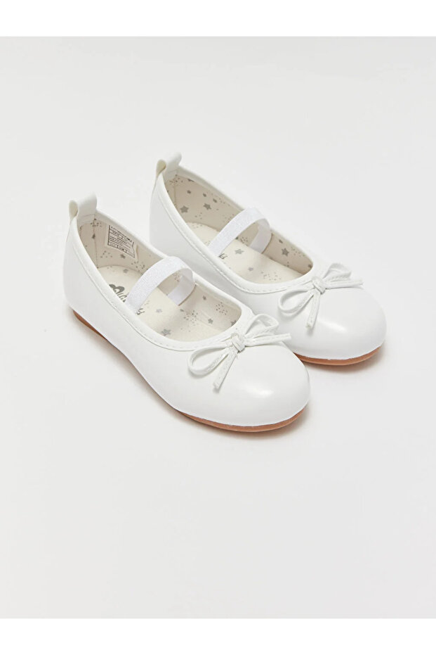 Lcw Steps Girls' Ballerina Flats with Bow Detail
