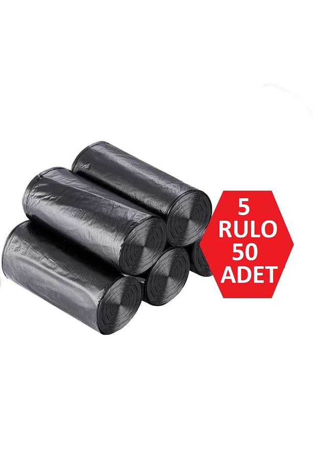 80*110 Endüstriyel Çöp Poşeti (5 RULO-50 ADET) 300gr - 1