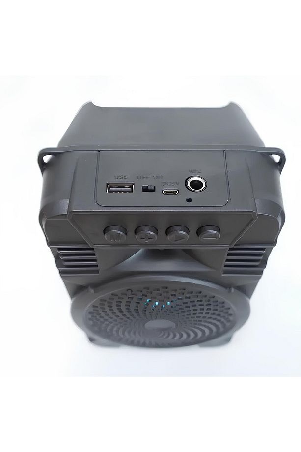 ZQS1431 Rgb Ledli FM Radyolu USB ve Mikrofon Girişli 4 İnç 8W Bluetooth Hoparlör - 6