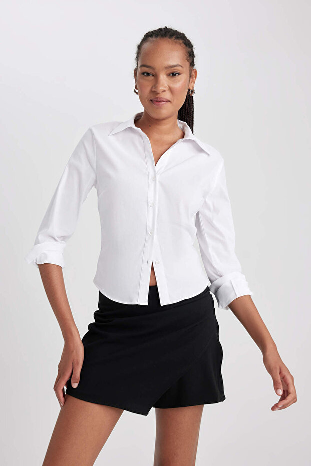 Women's Shirt White Y3128Az/Wt34