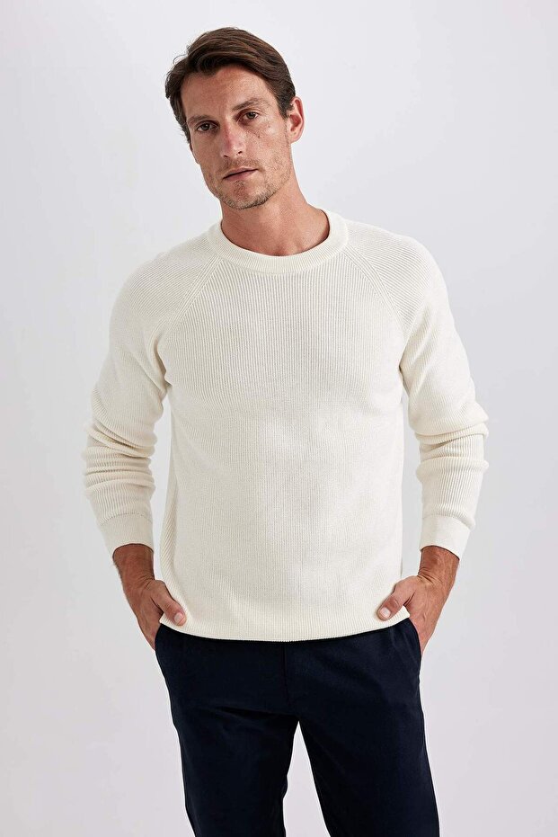 Men's Sweater Ecru A8458Ax/Er100