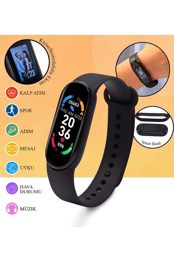 Yeni Nesil Akıllı Bileklik Smart Band M6 - 1