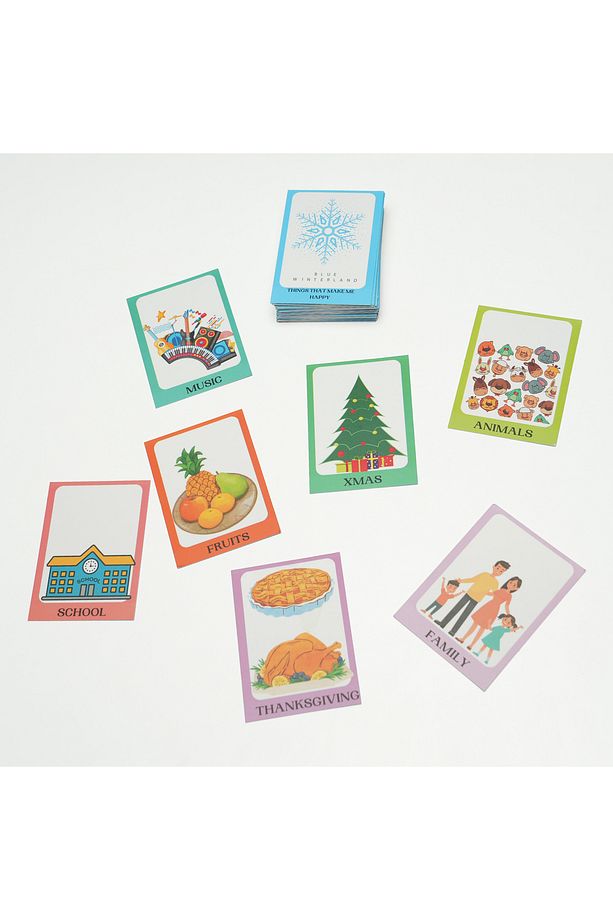THINGS THAT MAKE ME HAPPY FLASHCARD: Memory And Matching Game - 8