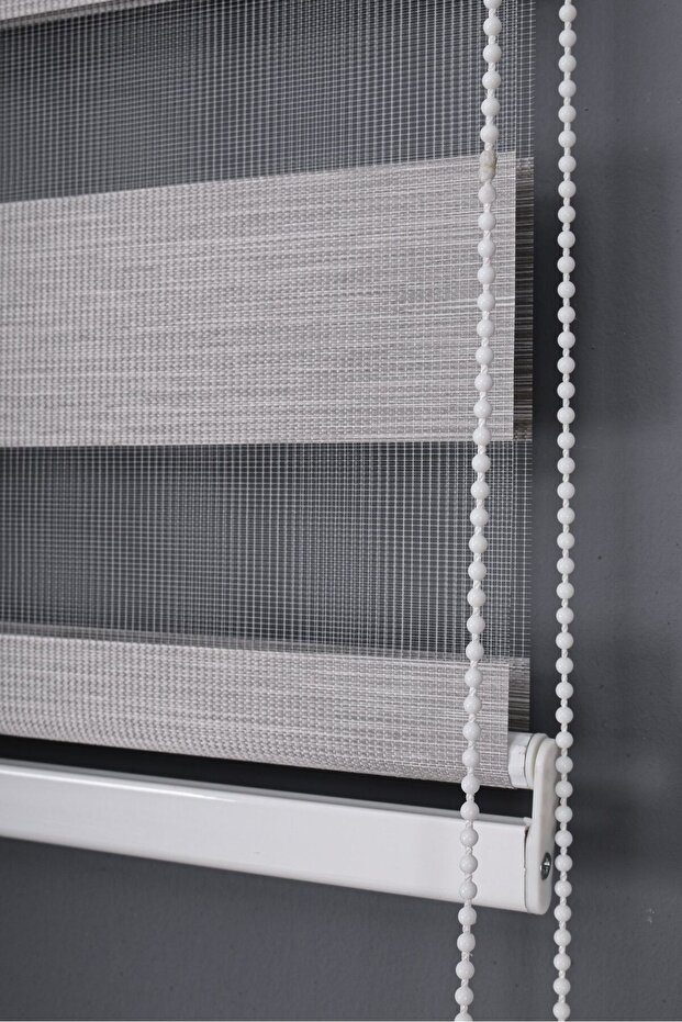 GRİ BAMBU ZEBRA PERDE - 3