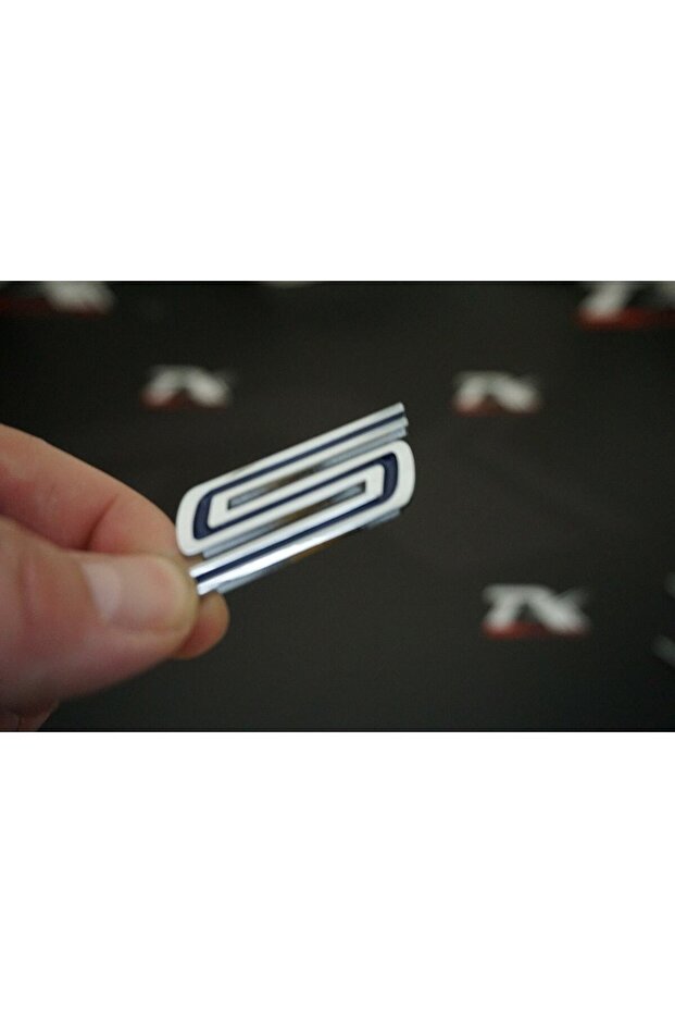 S Baggage Chrome Metal 3m 3d Logo Emblem Compatible