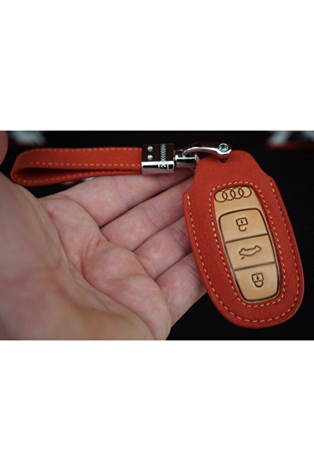 Dk Tuning Audi 2019 A6 A7 2018-2019 A8l Suede Leather Keychain 2020 Style - 1