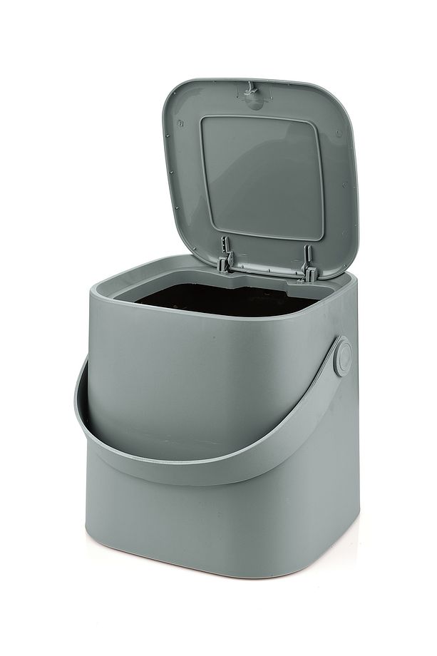 Tuffex Sihirli Mutfak / Banyo / Tezgah Üstü Çöp Kovası 4lt / Deri Tutma Kulplu - 2