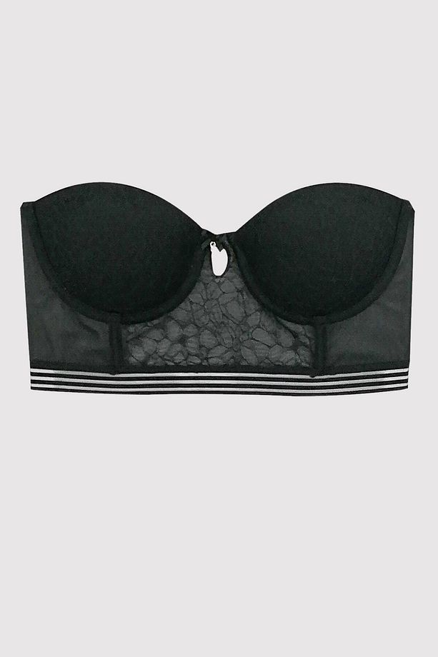 Kadın Siyah 4672 Soft Destekli Tek Büstiyer - 1