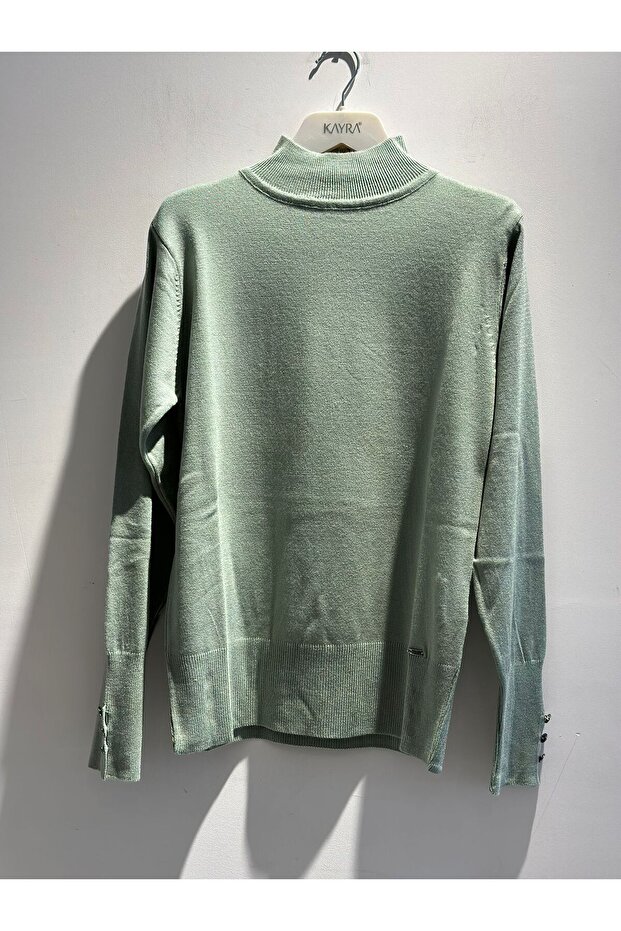 Basic Triko Bluz - 1