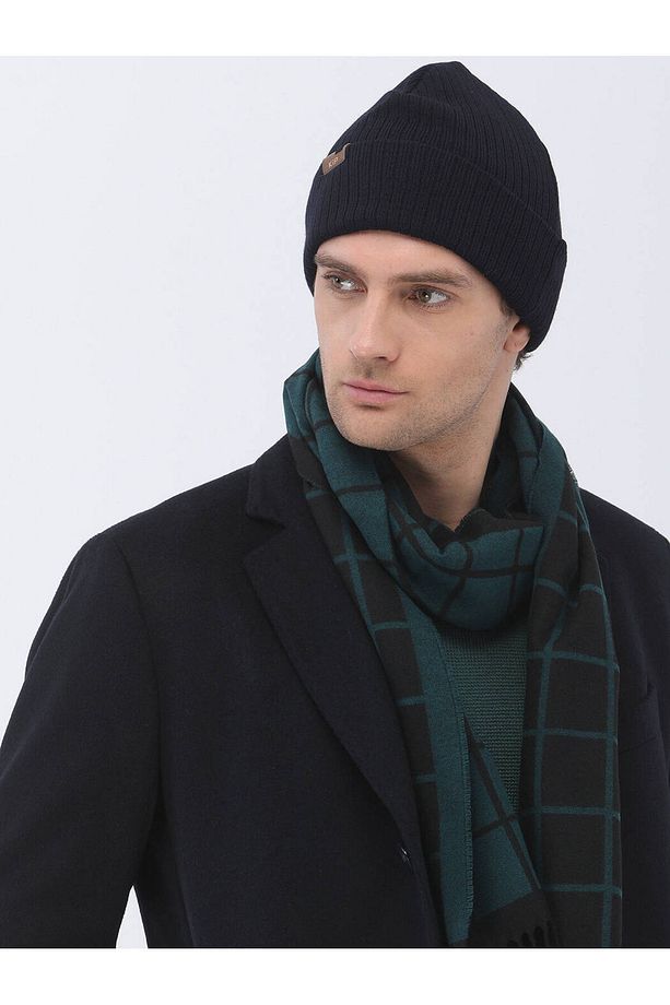 Kelebek Yaka Tek Yırtmaçlı Regular Fit Yün Karışımlı Erkek Palto - 8
