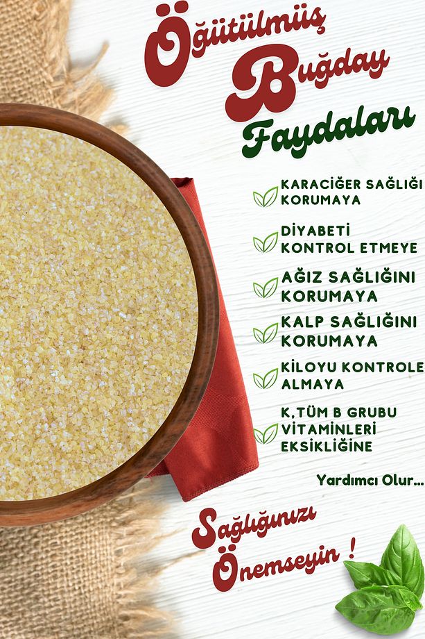 Yörem Afyon Meşhur Afyonkarahisar Günlük Taze Öğütülmüş Buğday (GÖCE) {triticum Aestivum} | 500gr. - 3
