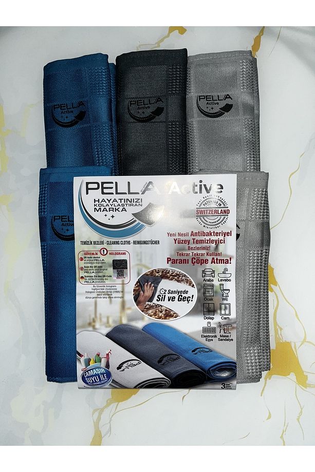 Active Çamaşır Suyu Ile Kullanılabilen Tek Mikro Fiber Bez 40x60 Büyük Boy (2Lİ PAKET) 6 Adet - 4