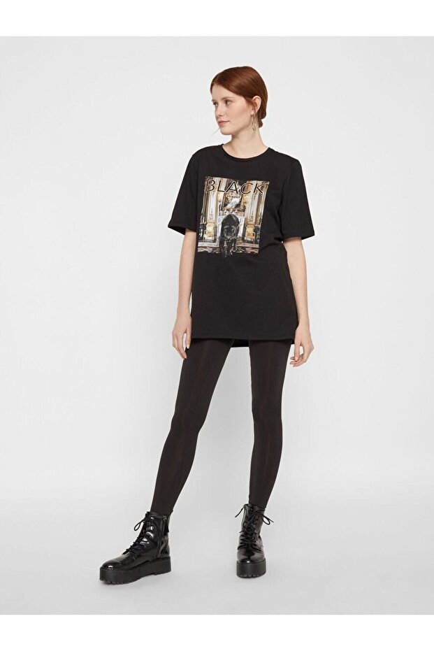 Dikişsiz Basic Düz Tayt - 3