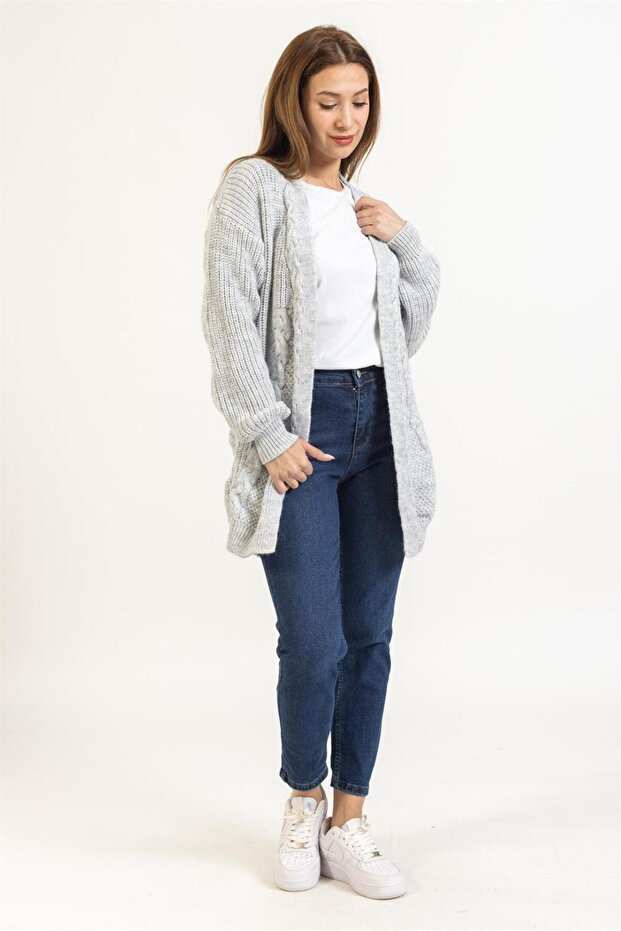 Ms Örme Hırka Tpş Gri - 2