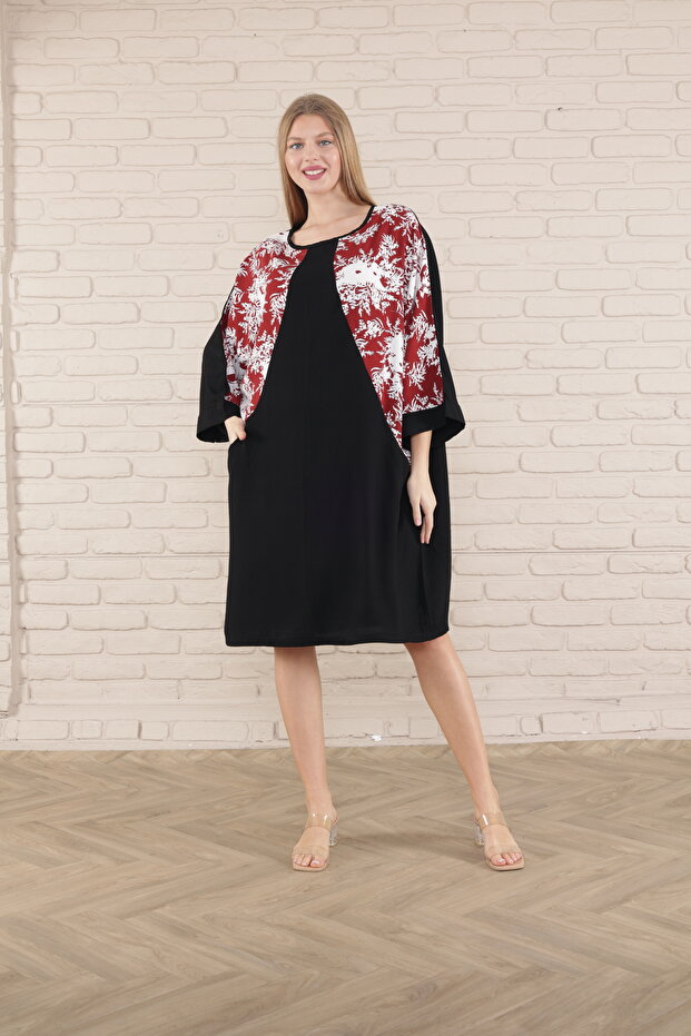 women's short sleeve midi length tunic dress