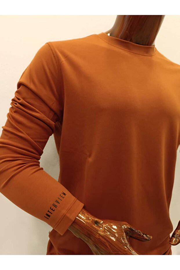 İNTERVİEW MODAL DOKUMA BİSİKLET YAKA SWEATSHIRT - 2