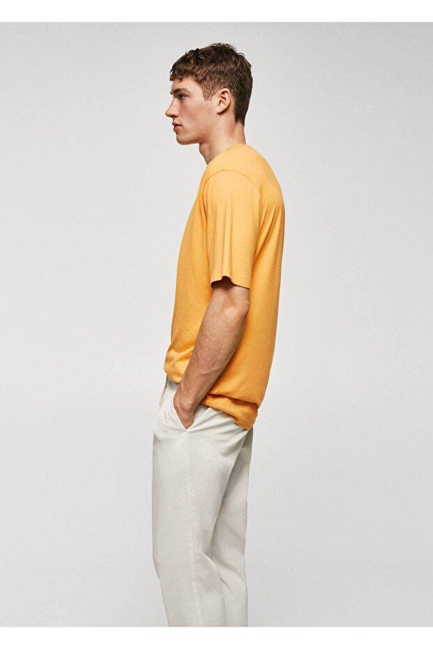 Lightweight merserize günlük tişört - 7