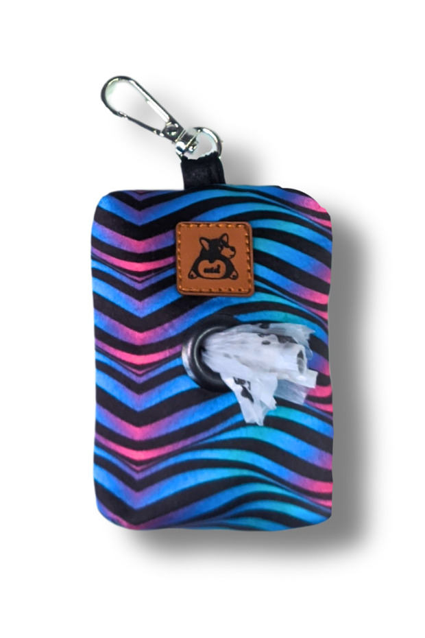 Turquoise Dog Poop Waste Bag Roll Set