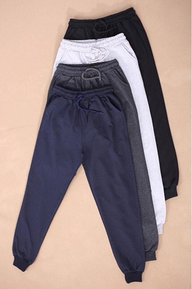 عادي 4-جيب عداء ببطء Sweatpants للرجال