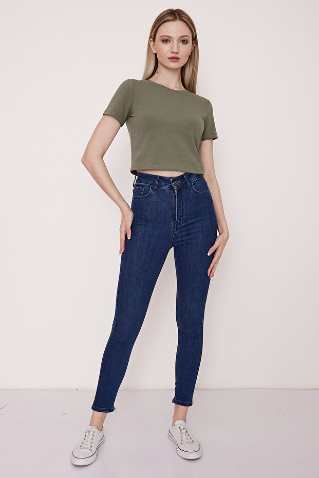 Crop Basic T-Shirt - 1