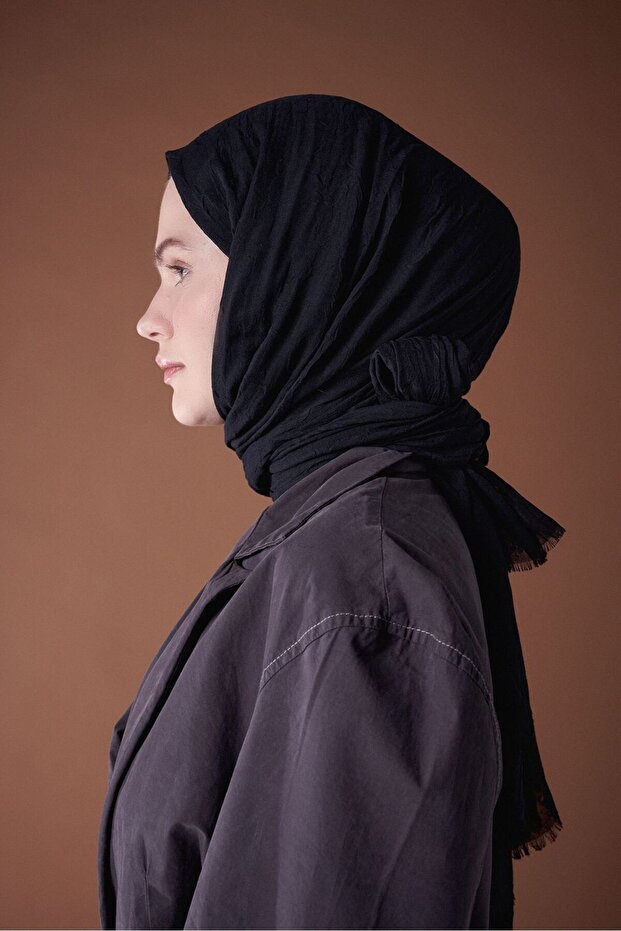 Bambu Şal Serisi Siyah - 3
