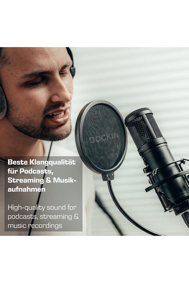 MP2000 USB Mikrofon PC, Oyun, Podcast ve Yayın, Kondansatörlü, Ayaklı Mikrofon, En İyi Ses Kalitesi - 5