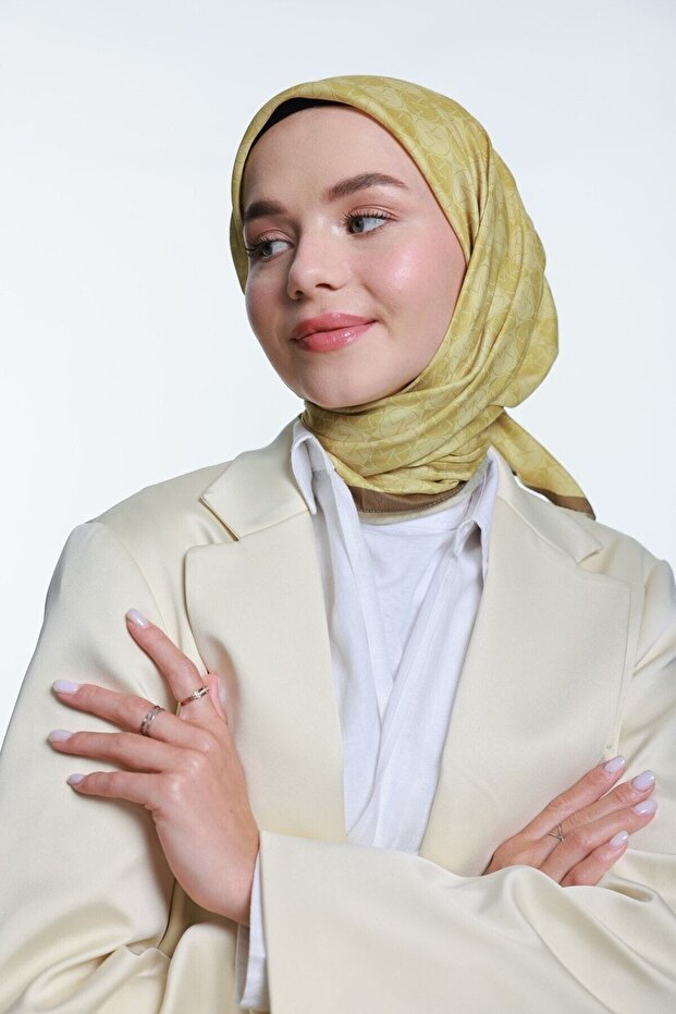 Mk Dama Pamuk Eşarp - 2