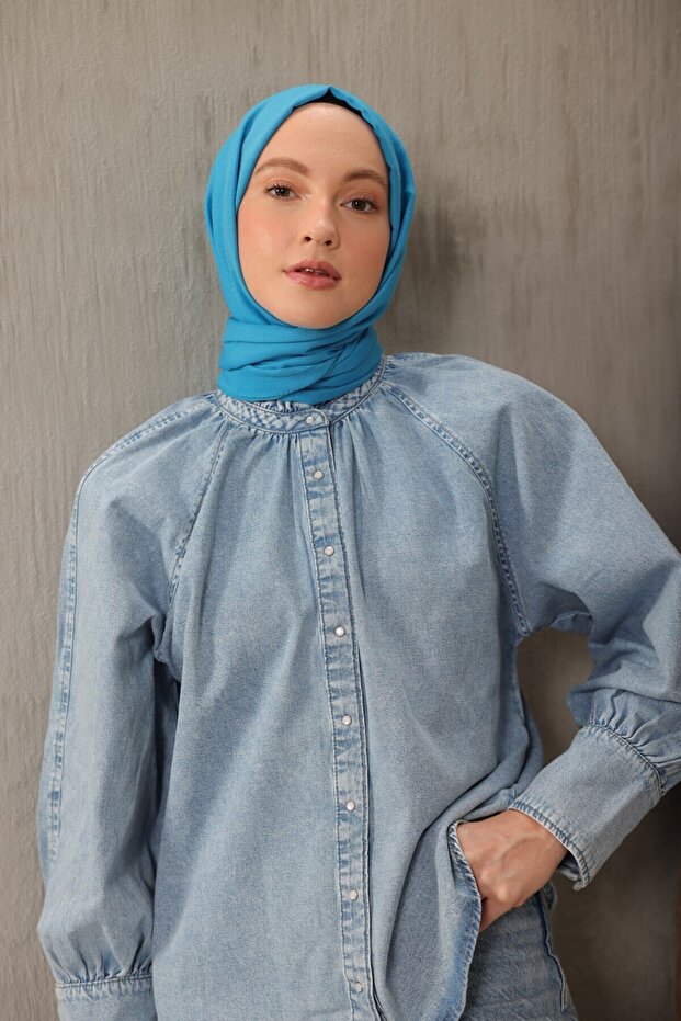 شال بحري من سلسلة القطن المريح