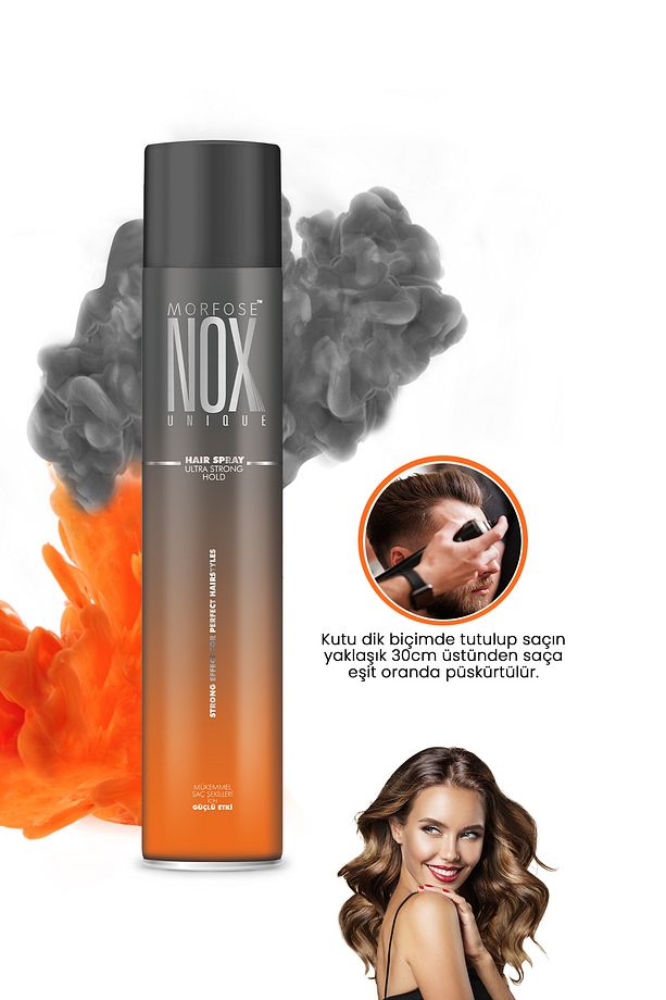 Nox Ultra Sert Saç Spreyi 400 ml - 3