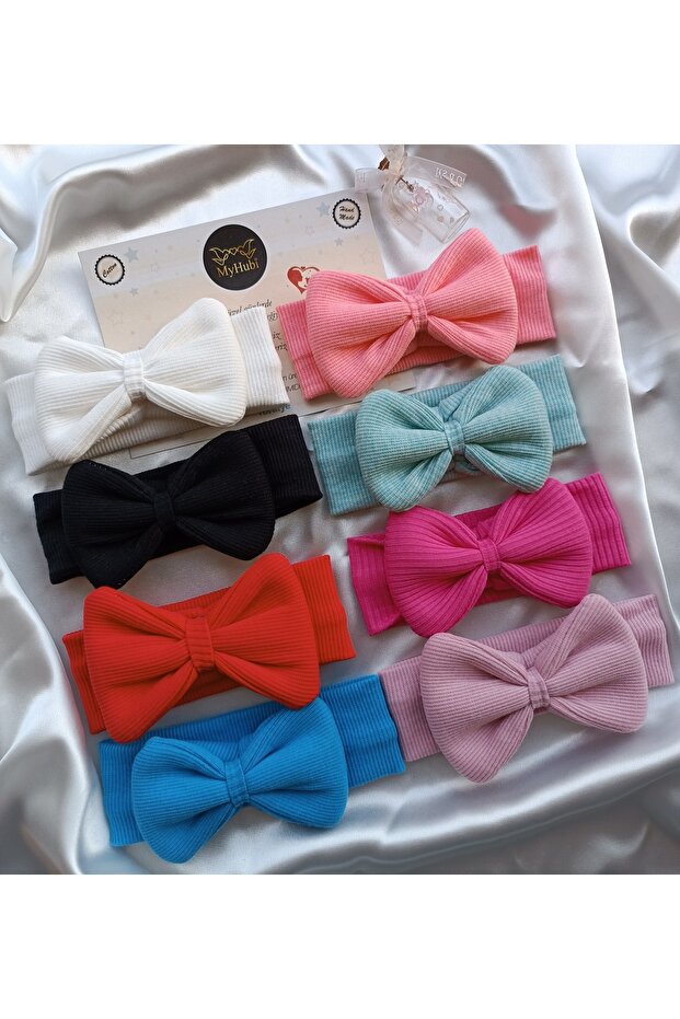 8-Piece Combination (Boxed) Handmade Baby Girl Grand Bandana