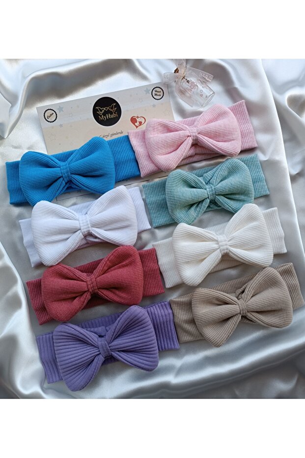 8-Piece Combination (Boxed) Handmade Baby Girl Grand Bandana
