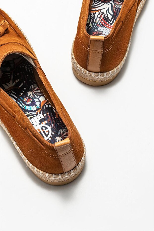 Taba Deri Erkek Espadril - 4
