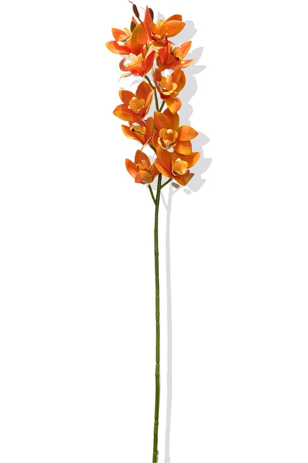 Yapay Tek Dal Manolya Kafa Islak Orkide 80 Cm - 1