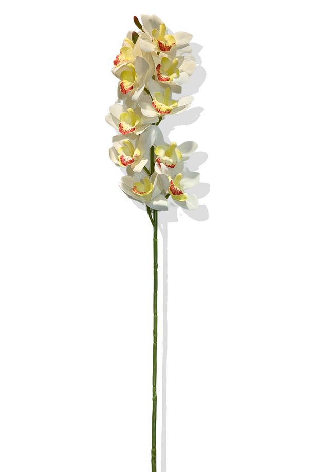 Yapay Tek Dal Manolya Kafa Islak Orkide 80 Cm - 1