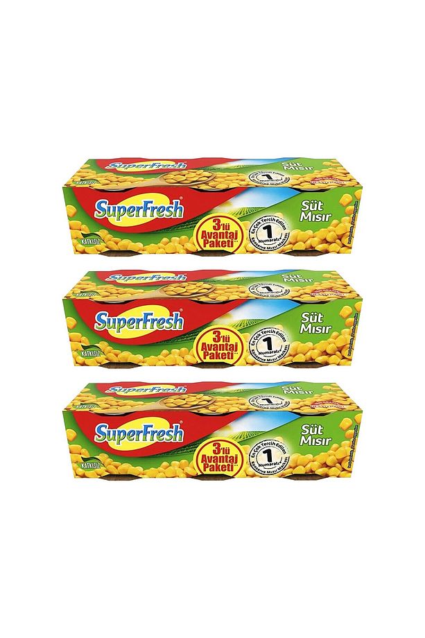 Mısır Konserve 3x200 gr 3 Adet - 1