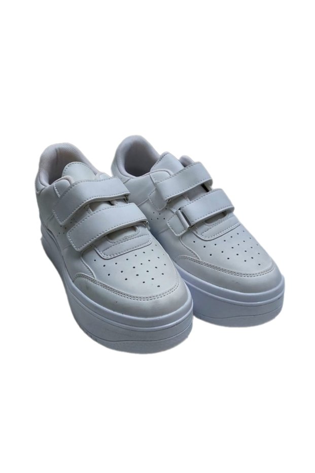 ORTHOPEDIC HIGH NON-SLIP SOLE DOUBLE VECLE WHITE UNISEX SPORTS SHOES SNEAKER