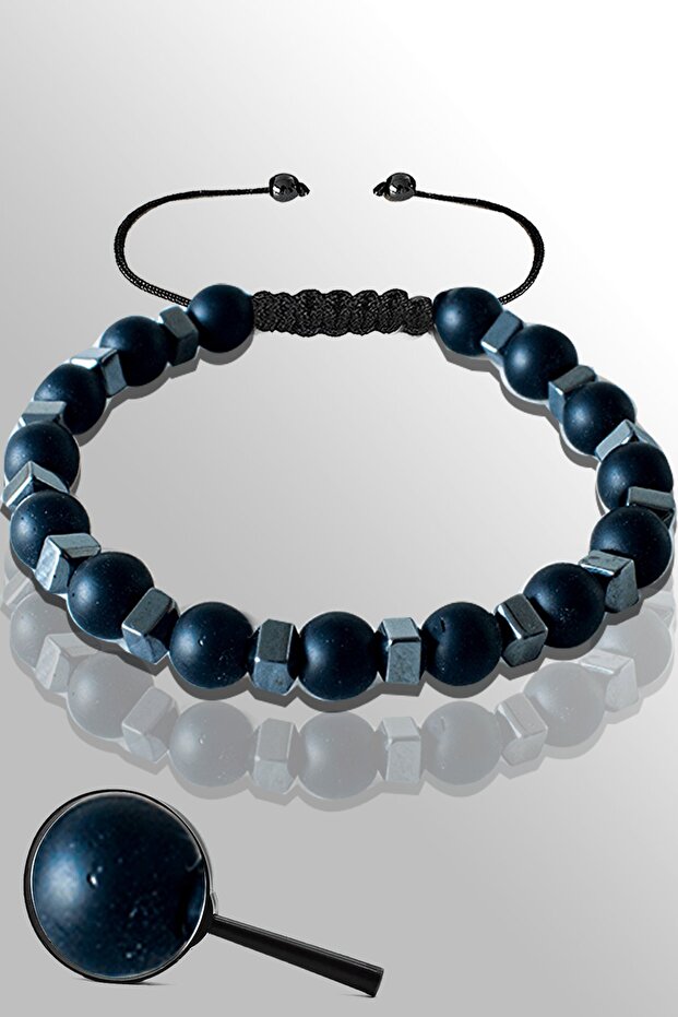 Certified Terahertz - 6 Mm Natural Raw Shungite Stone Bracelet
