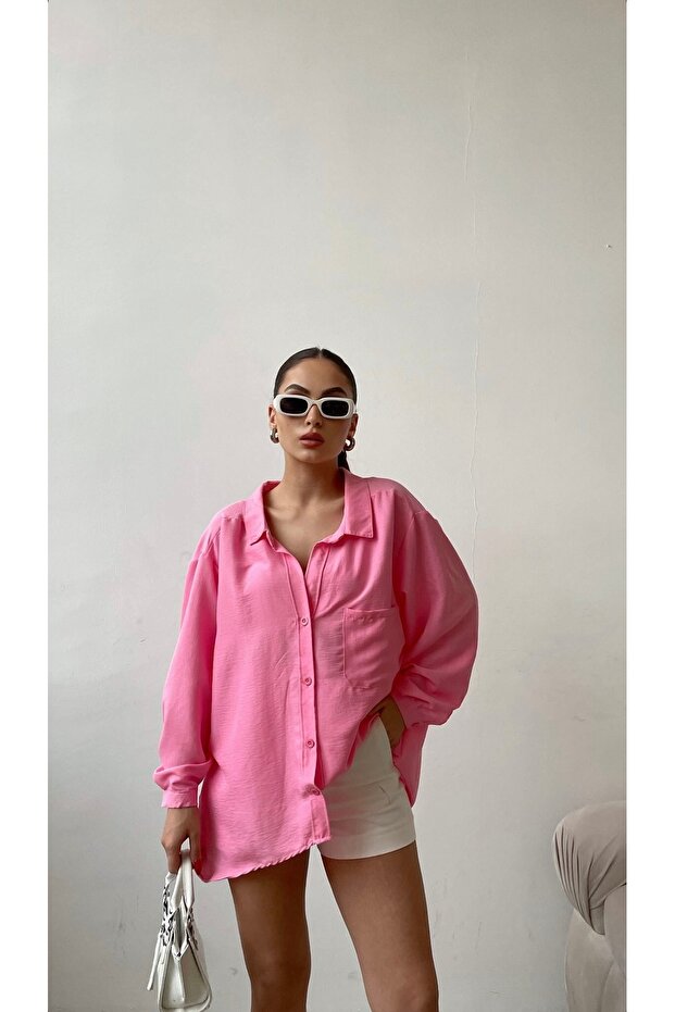 Basic Salaş Gömlek - 5