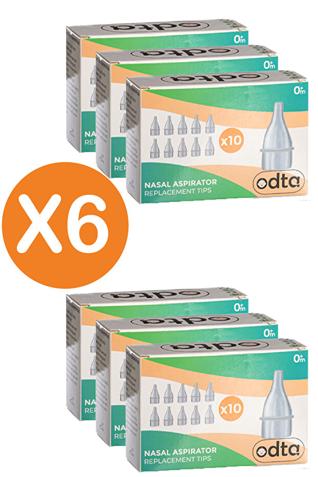 Tüm Markalarla Uyumlu Bebek Burun Aspiratörü 60 Adet Yedek Ucu | Nazal Aspiratör Ucu - 1