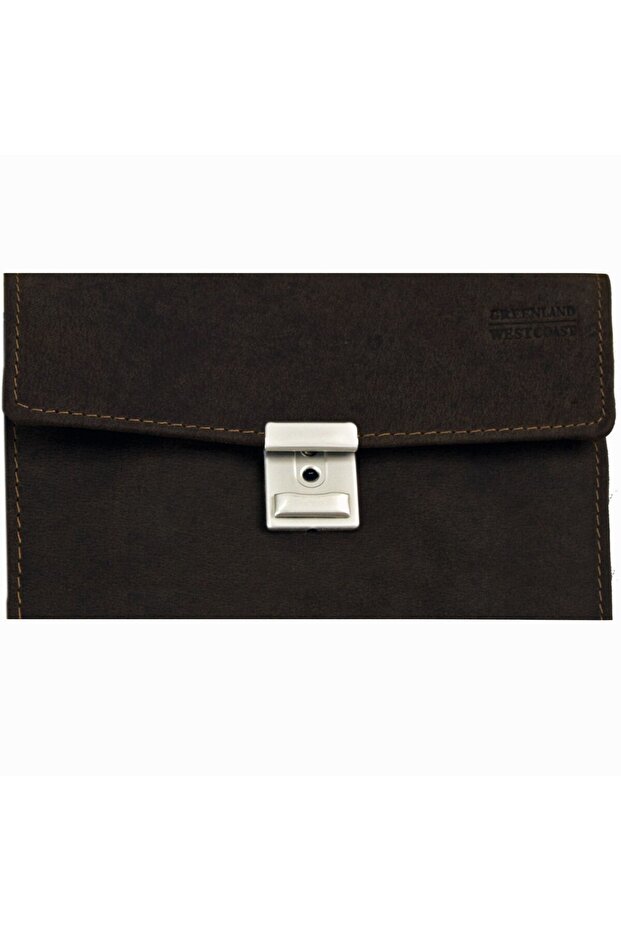 Portafoglio Greenland Nature Westcoast In Pelle Di Bufalo – 10x8x2 Cm, Marrone, Compatto E Sicuro
