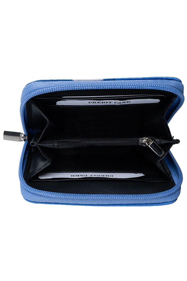 Twill Geldbörse 12 cm - 2