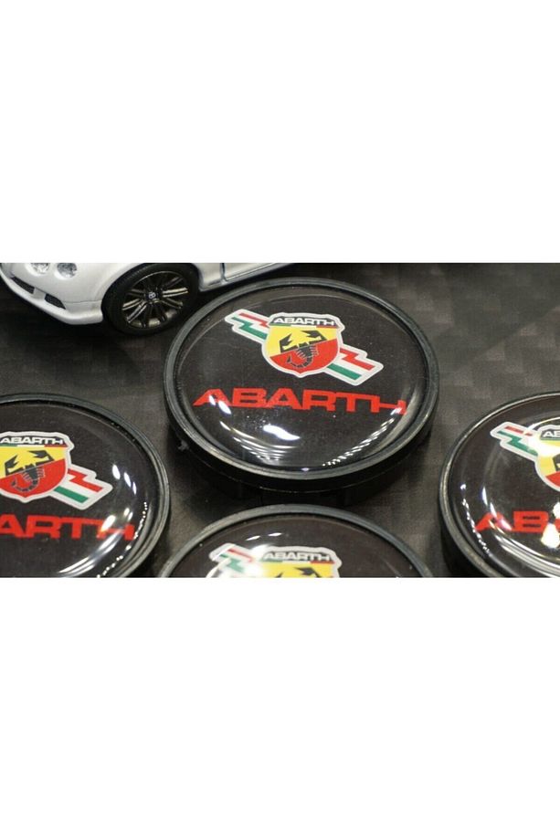 Dk Tuning Fiat Akrep Logo Jant Göbeği Kapak Seti 54mm - 4
