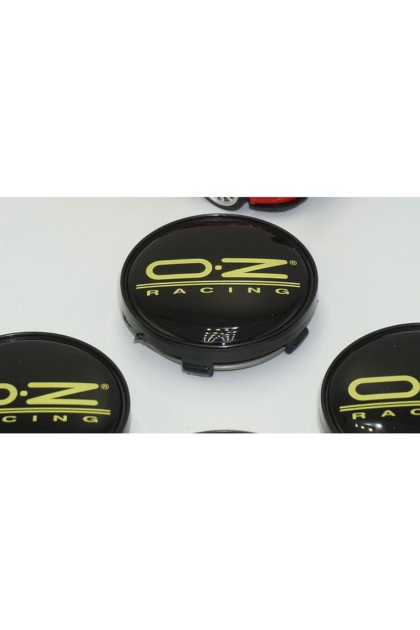 Oz Racing Jant Göbeği Kapak Seti 60mm Sarı Siyah Renk - 3
