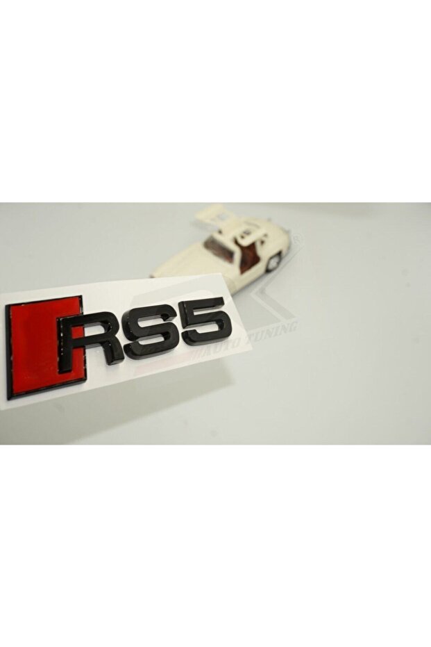 Dk Tuning Rs5 حقيبة أمتعة كروم ABS 3M شعار نص ثلاثي الأبعاد